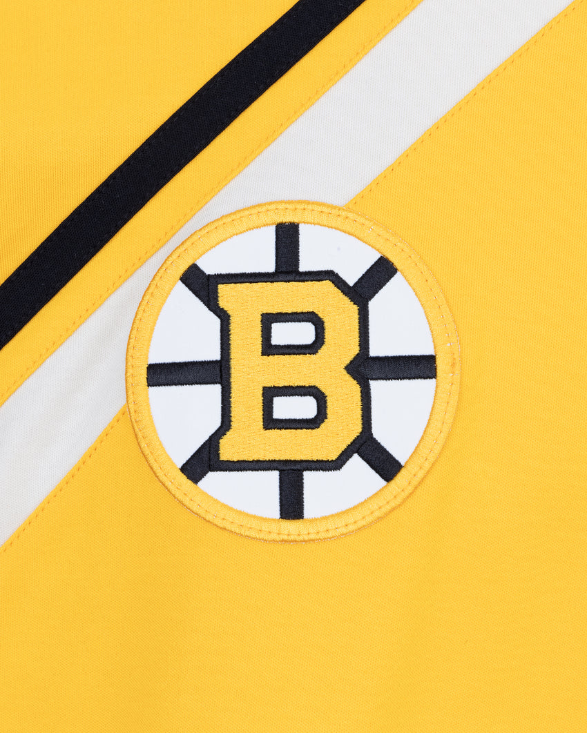 NHL X MOOSE KNUCKLES BRUINS TEE-BRUINS YELLOW/BLACK/BONE