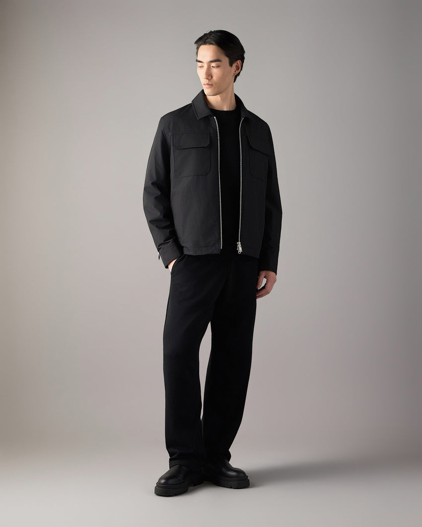JACQUES SHIRT JACKET-BLACK