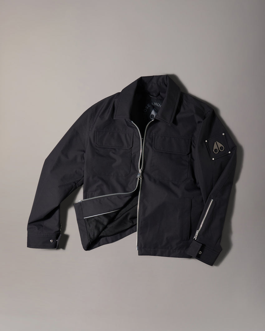 JACQUES SHIRT JACKET-BLACK