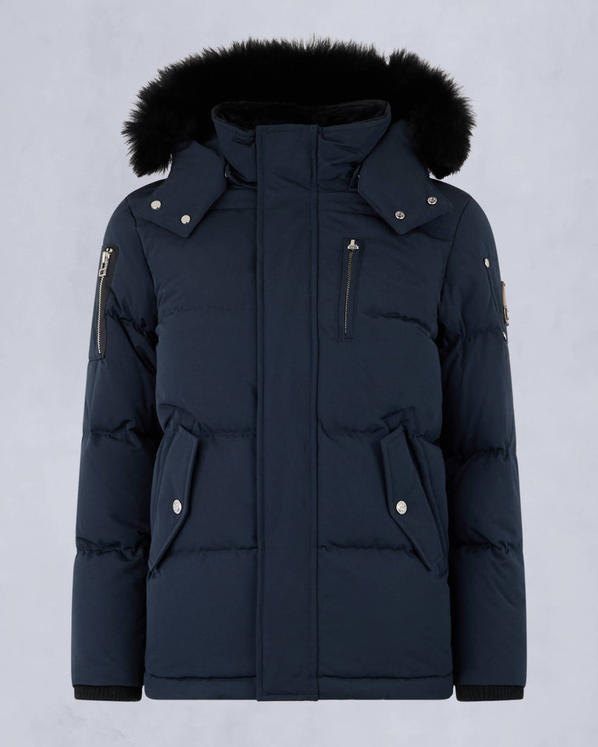 KIDS UNISEX ORIGINAL SHEARLING TRIM 3Q JACKET-MAUVE/ALABASTER