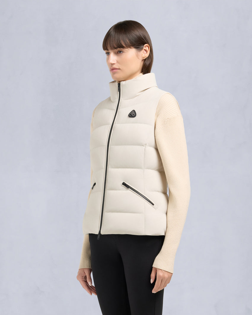 NYLUXE KOUSSI VEST-ESPRESSO