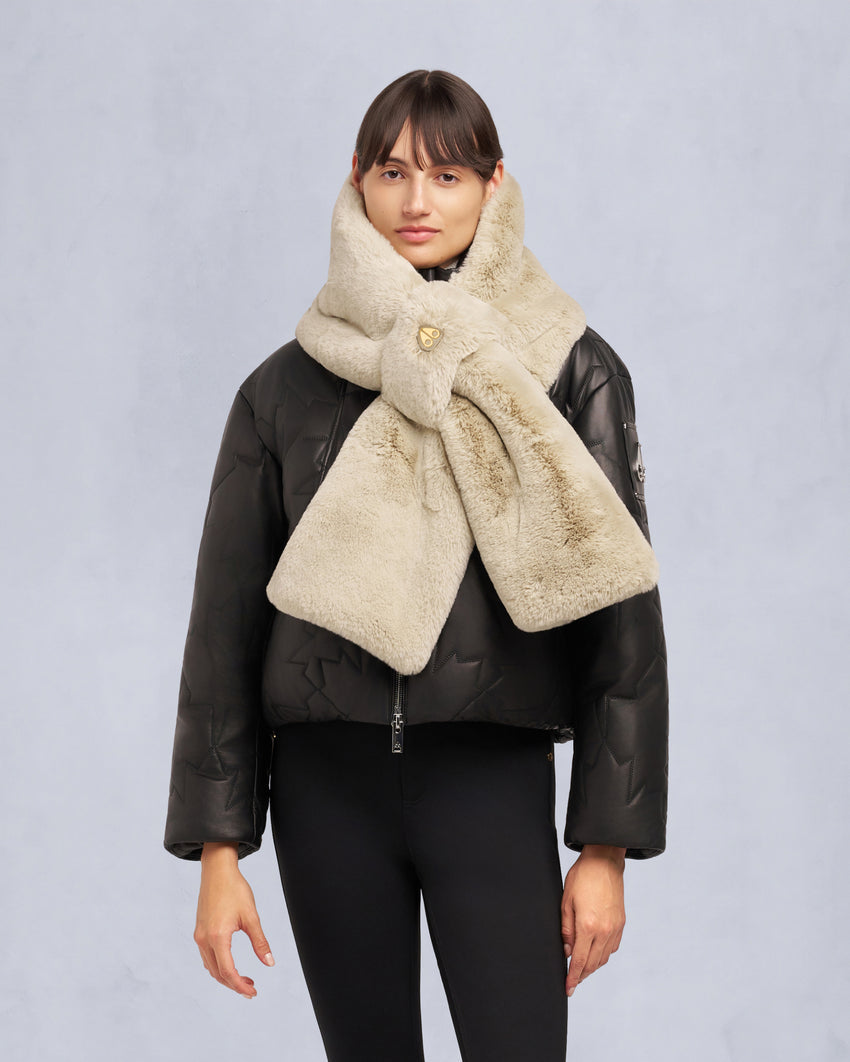 BUNNY SCARF-BLACK