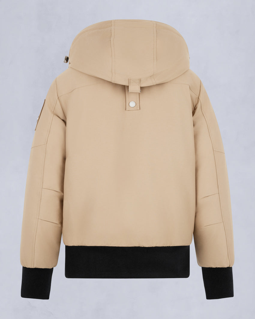 ORIGINAL DEBBIE SHEARLING TRIM BOMBER JACKET-OXYGEN