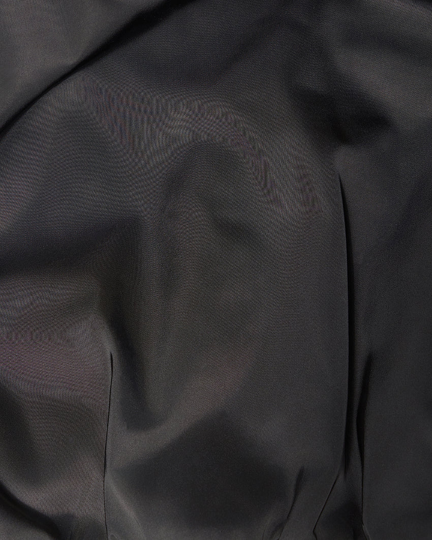 GOLD SERIES ORIGINAL SATIN DEBBIE BOMBER JACKET-BLACK