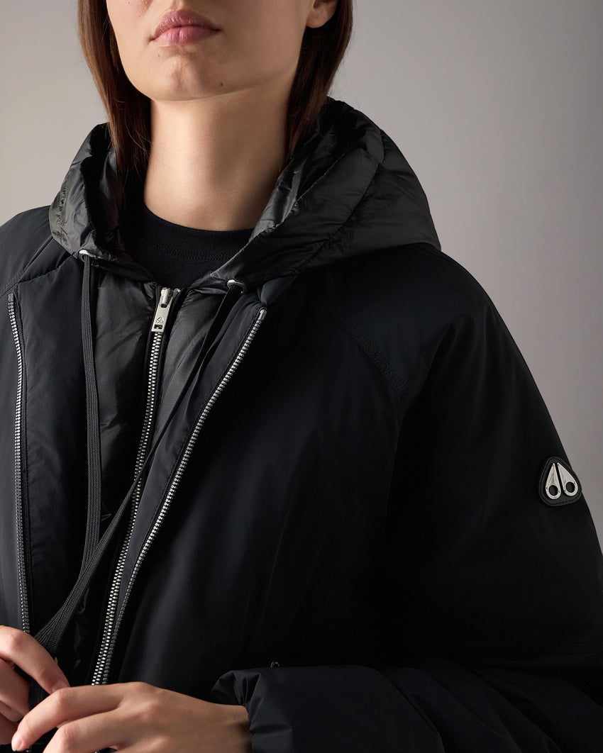 TEGAN BOMBER JACKET-BLACK