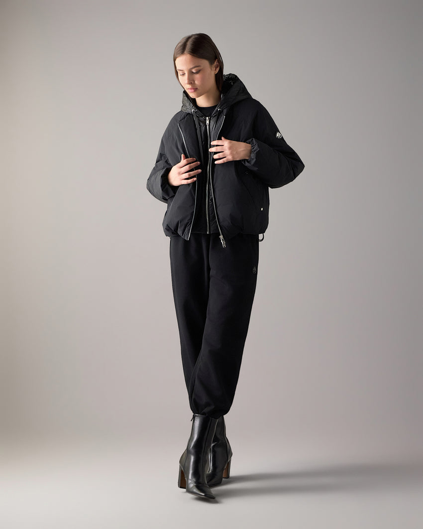 TEGAN BOMBER JACKET-BLACK