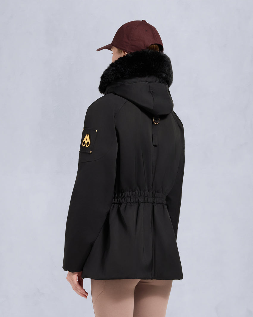 GOLD SERIES SATIN 3Q JACKET-BLACK