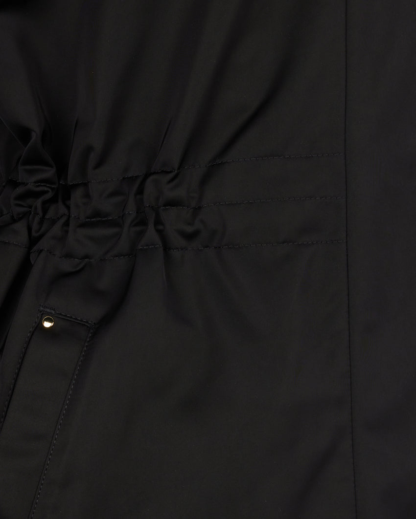 GOLD SERIES SATIN 3Q JACKET-BLACK
