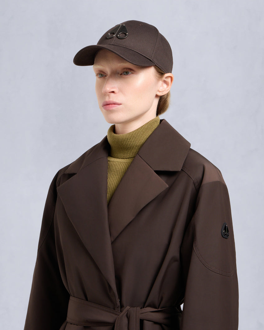 LONSDALE SHORT WRAP JACKET-ESPRESSO