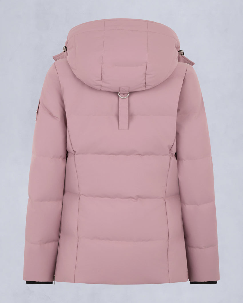 CLOUD SHEARLING TRIM 3Q JACKET-BLACK/BLACK