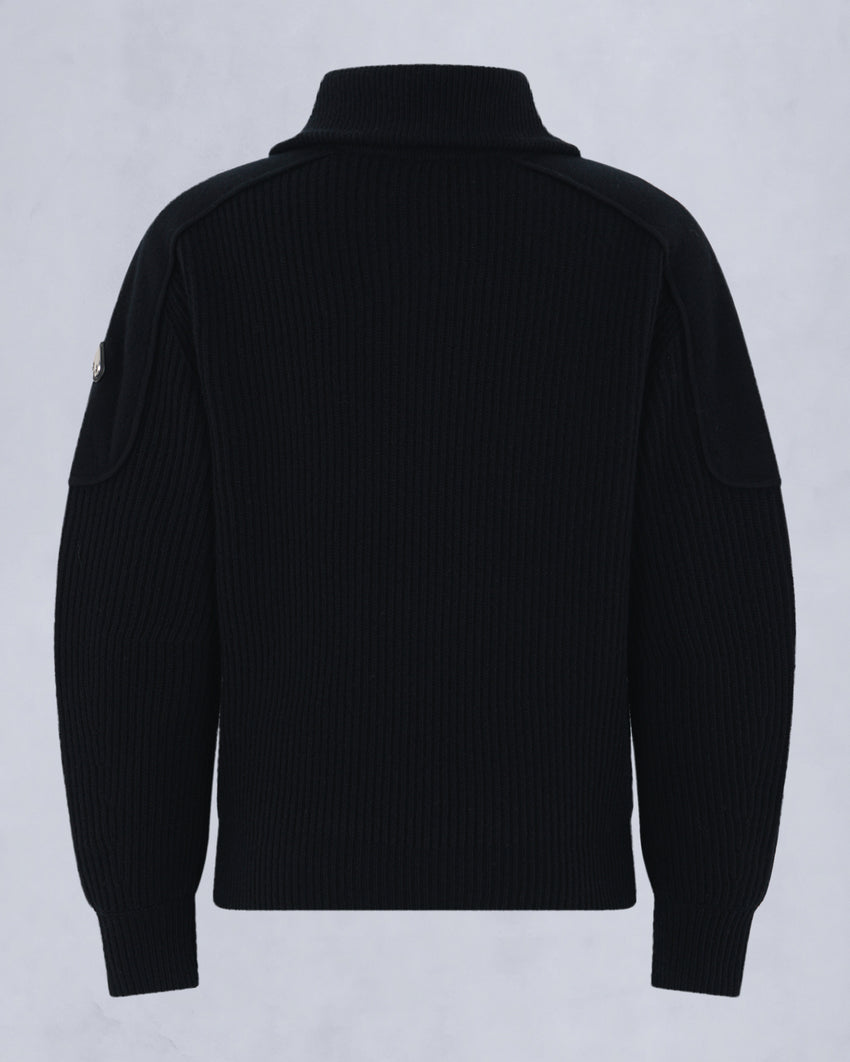 CORINA QUARTER-ZIP SWEATER-ALABASTER MELANGE