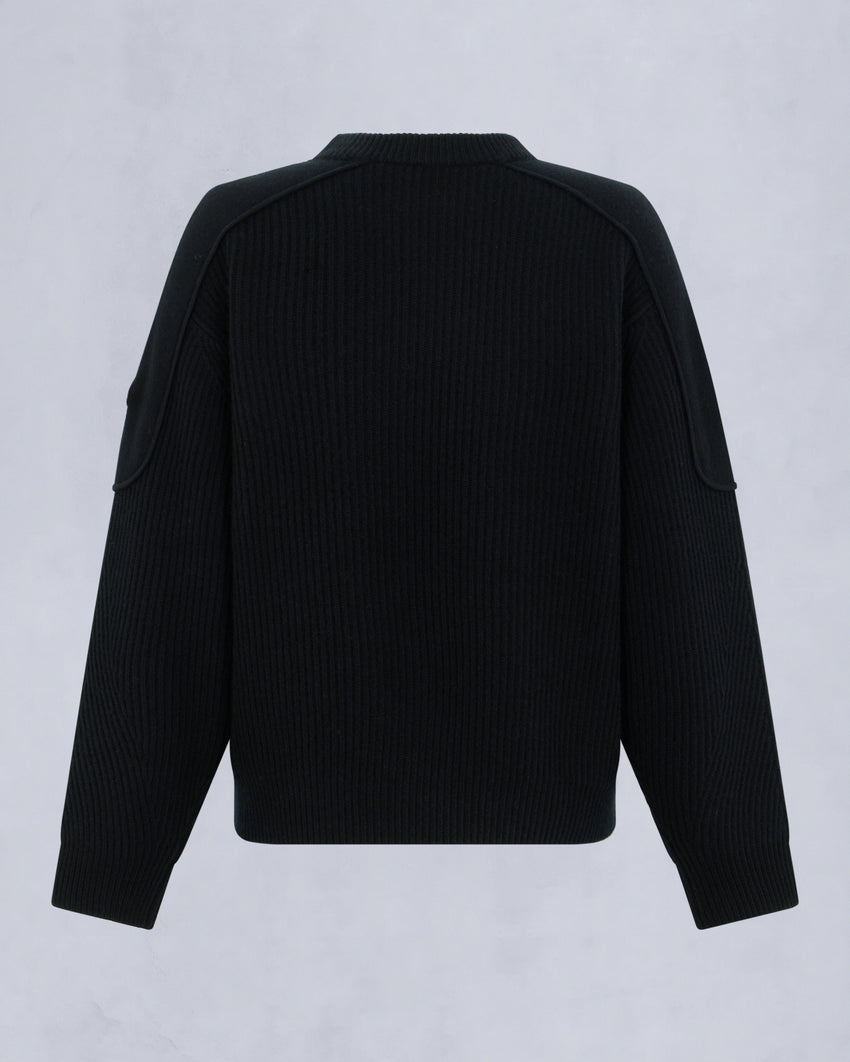 CORINA CREWNECK SWEATER-ALABASTER MELANGE