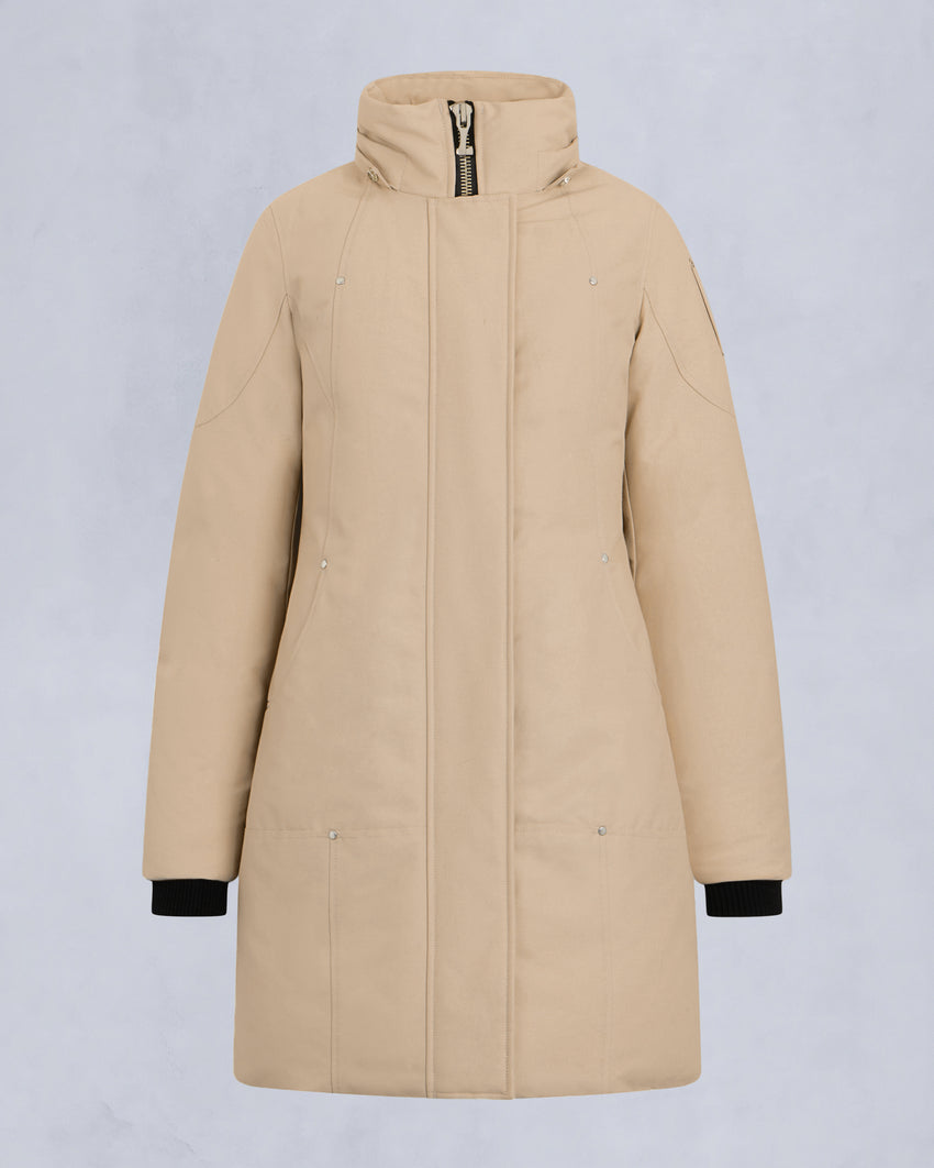 ORIGINAL STIRLING SHEARLING TRIM PARKA-SLATE/NATURAL
