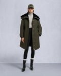 ORIGINAL STORM SHEARLING TRIM PARKA-DARK OLIVE/BLACK