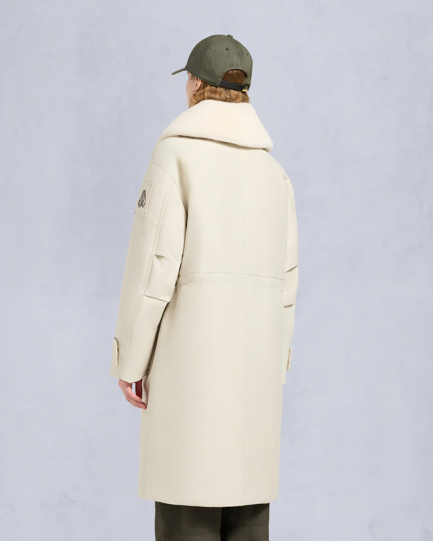 ORIGINAL STORM SHEARLING TRIM PARKA-DARK OLIVE/BLACK