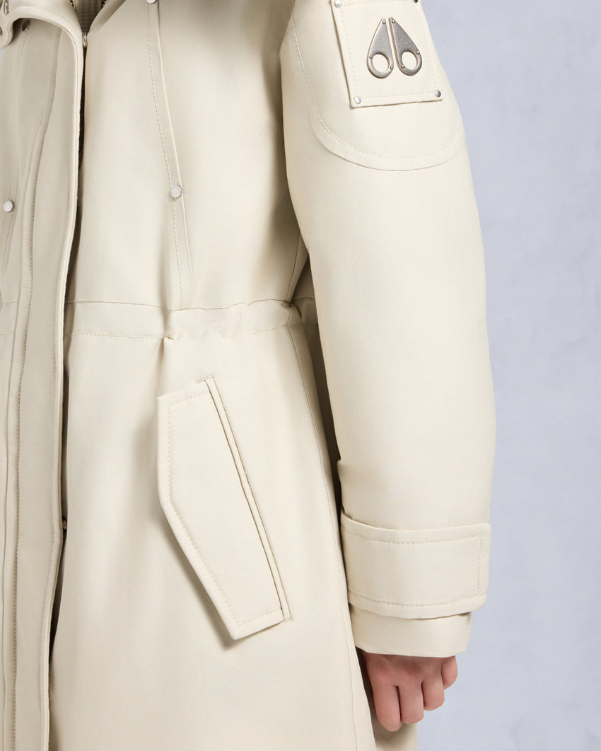 ORIGINAL STORM SHEARLING TRIM PARKA-DARK OLIVE/BLACK
