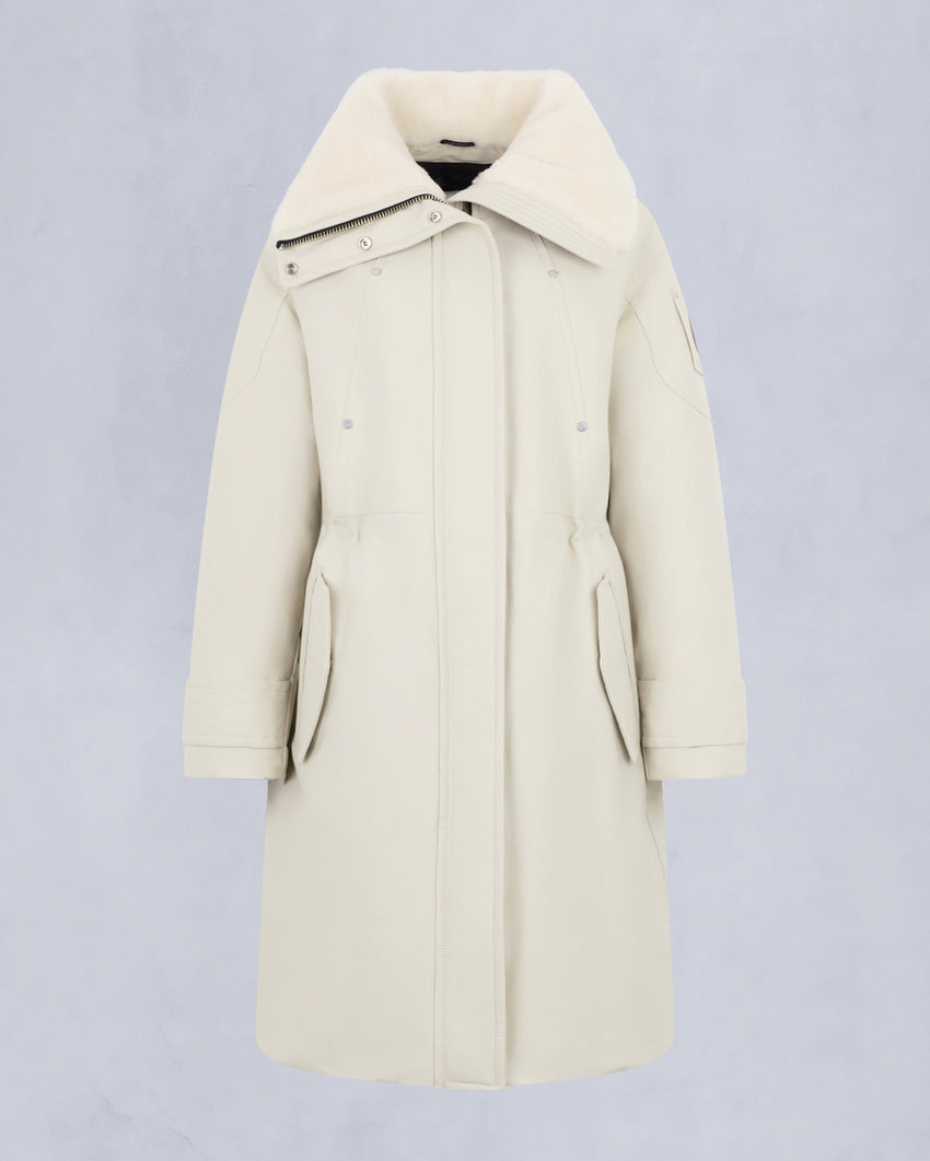 ORIGINAL STORM SHEARLING TRIM PARKA-DARK OLIVE/BLACK