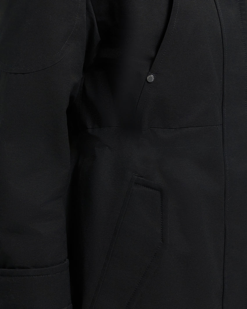 ORIGINAL STORM SHEARLING TRIM PARKA-DARK OLIVE/BLACK