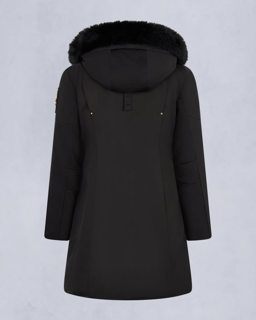 GOLD SERIES SATIN STIRLING PARKA-BLACK
