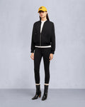 MIX MEDIA BOMBER JACKET-BLACK
