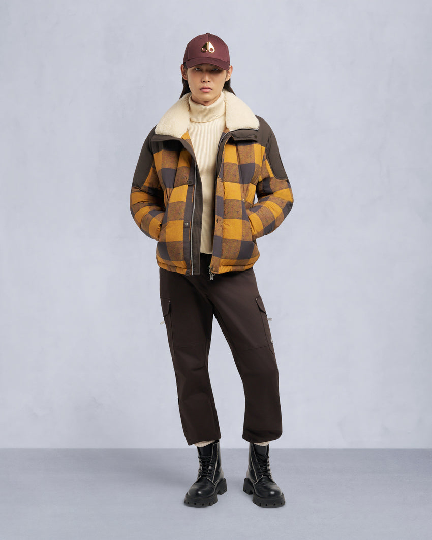 EVEREST PUFFER-BUTTERSCOTCH PLAID