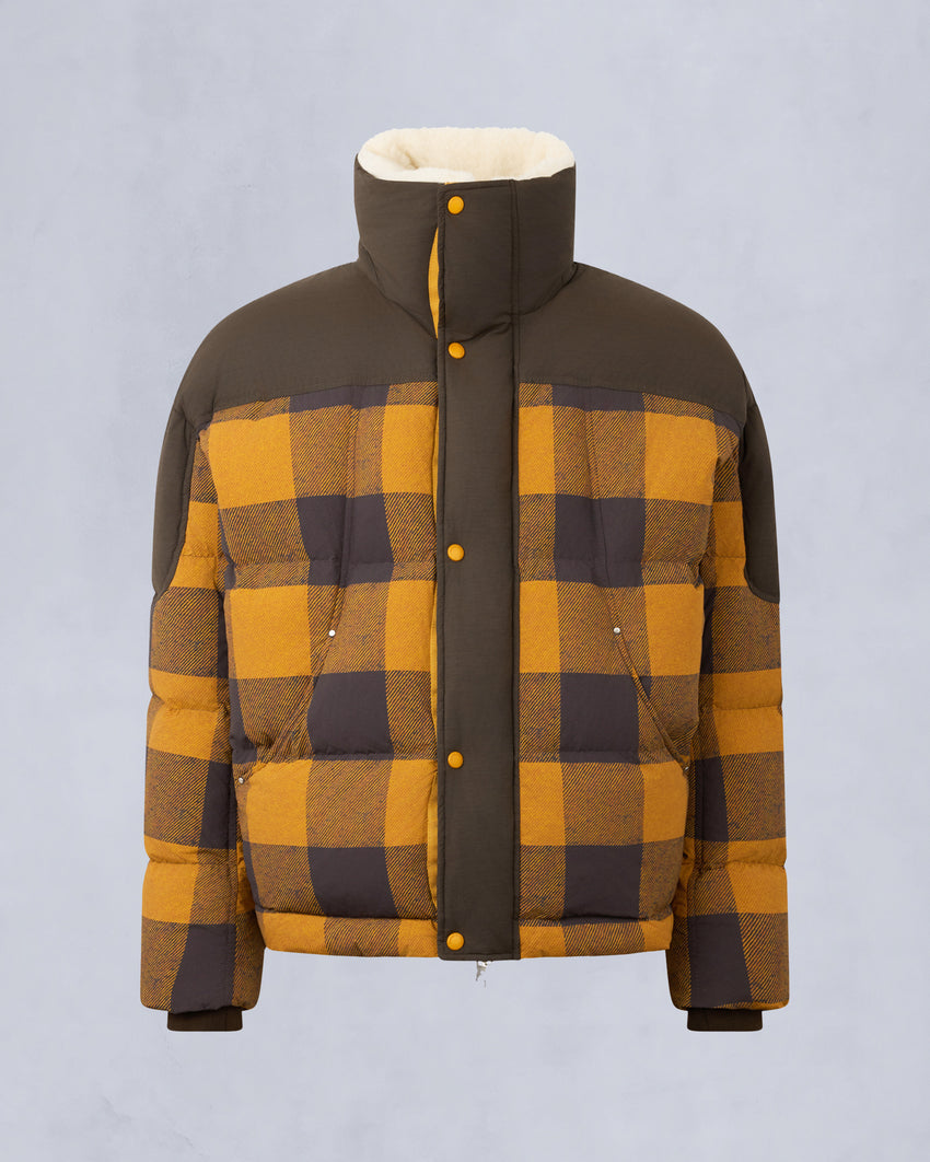EVEREST PUFFER-BUTTERSCOTCH PLAID