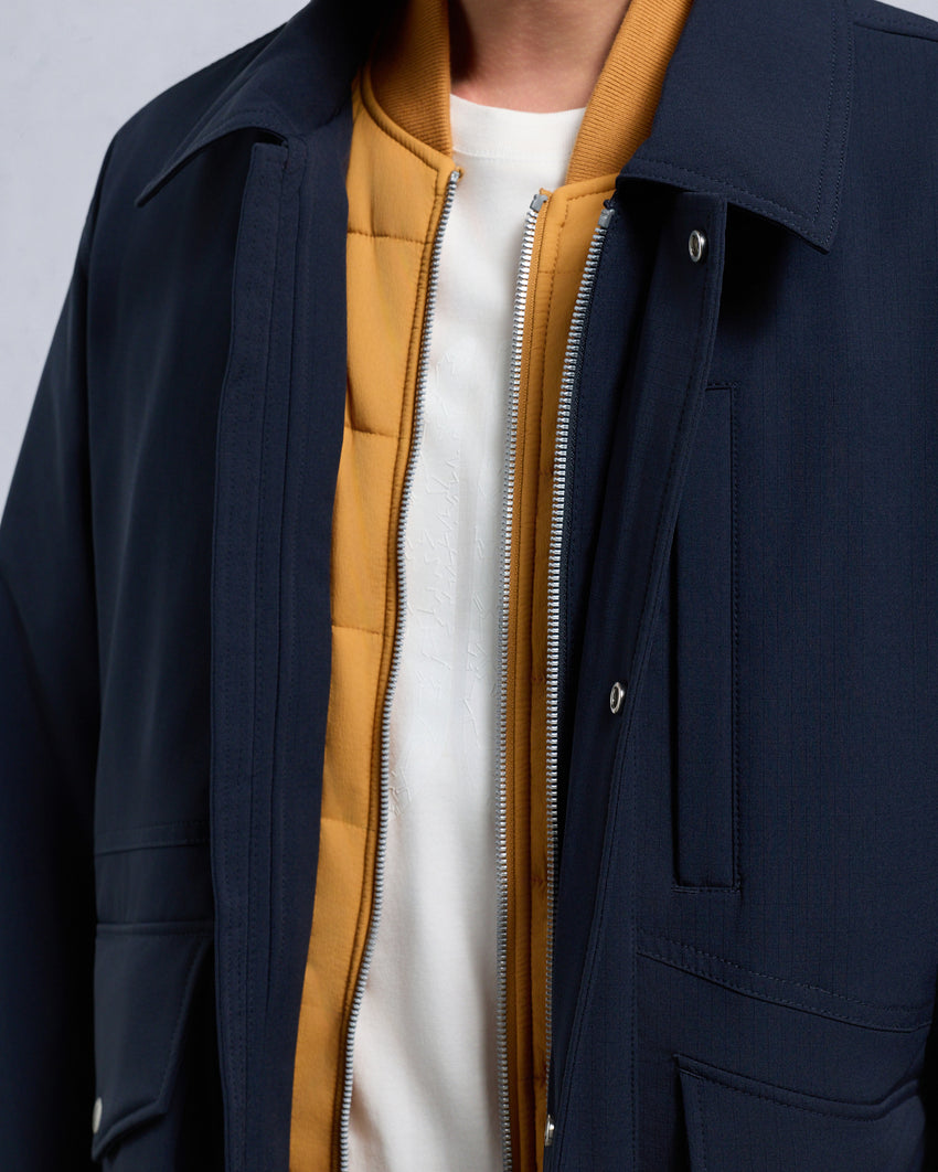 WALKER 3-IN-1 JACKET-NAVY/BUTTERSCOTCH