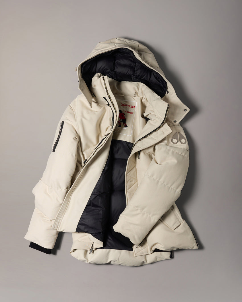 ORIGINAL SHEARLING TRIM 3Q JACKET-BLUESTONE/BLACK