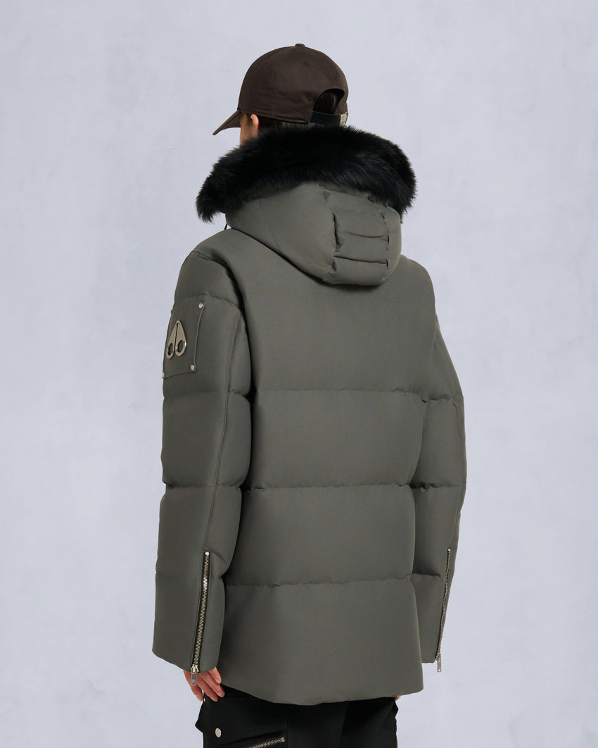 ORIGINAL SHEARLING TRIM 3Q JACKET-BLUESTONE/BLACK