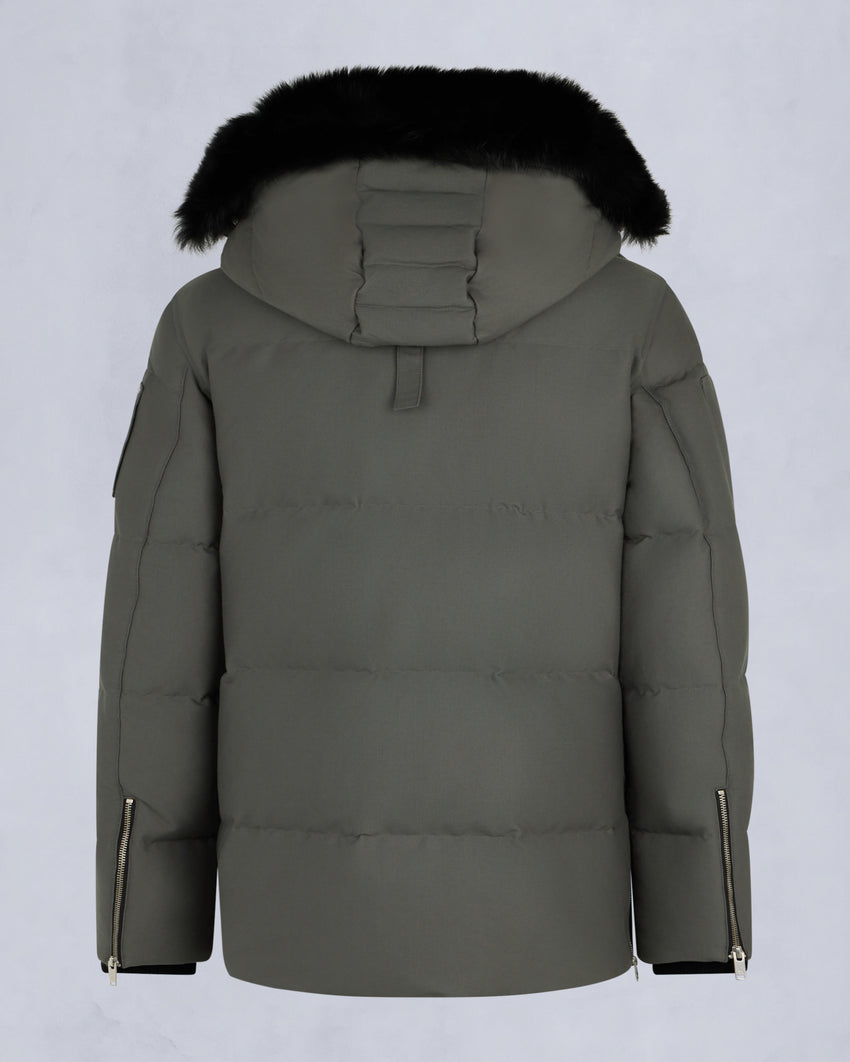 ORIGINAL SHEARLING TRIM 3Q JACKET-BLUESTONE/BLACK