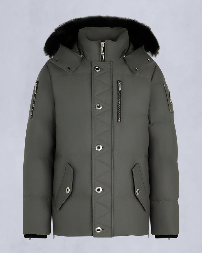 ORIGINAL SHEARLING TRIM 3Q JACKET-BLUESTONE/BLACK