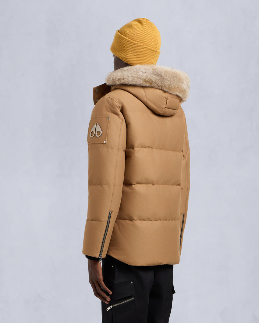 ORIGINAL SHEARLING TRIM 3Q JACKET-BLUESTONE/BLACK
