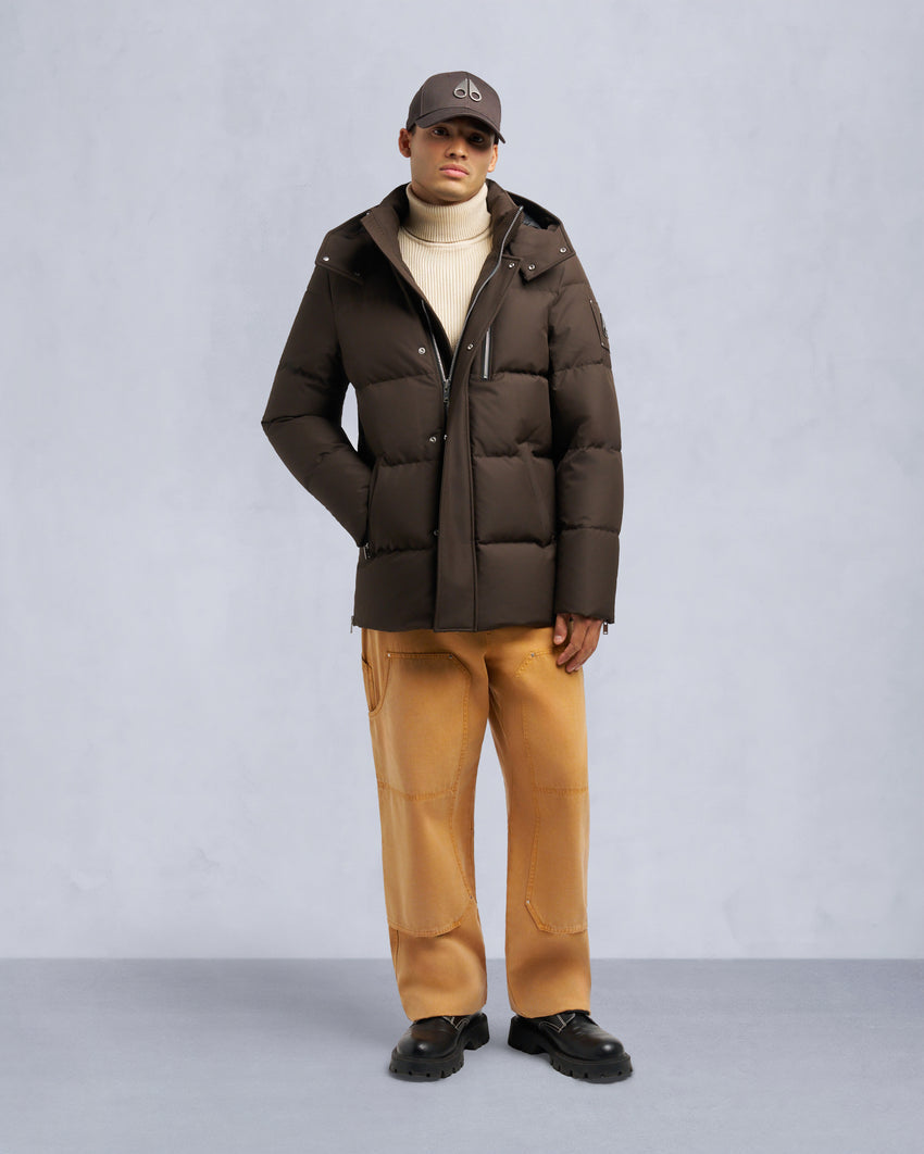 CLOUD SHEARLING TRIM 3Q JACKET-ESPRESSO/BLACK