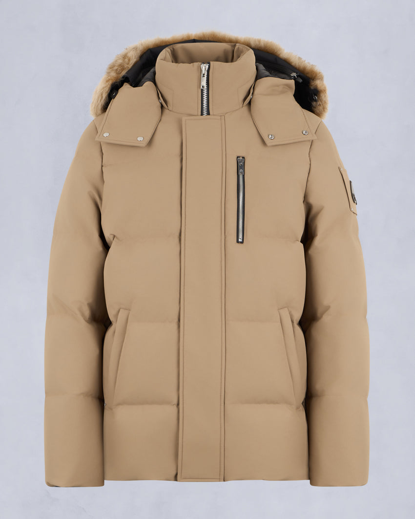 CLOUD SHEARLING TRIM 3Q JACKET-ESPRESSO/BLACK