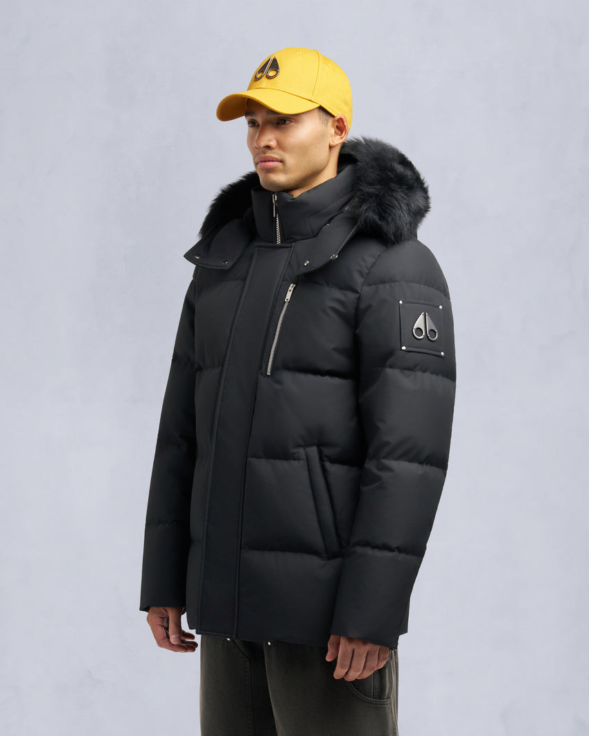 CLOUD SHEARLING TRIM 3Q JACKET-ESPRESSO/BLACK