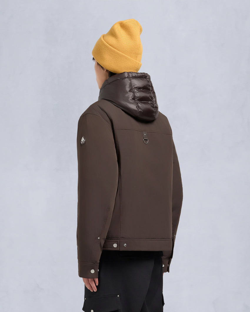 BRIXTON TRUCKER JACKET-BLACK