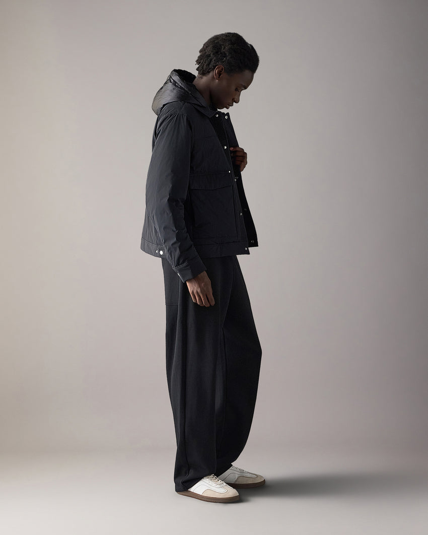 BRIXTON TRUCKER JACKET-BLACK