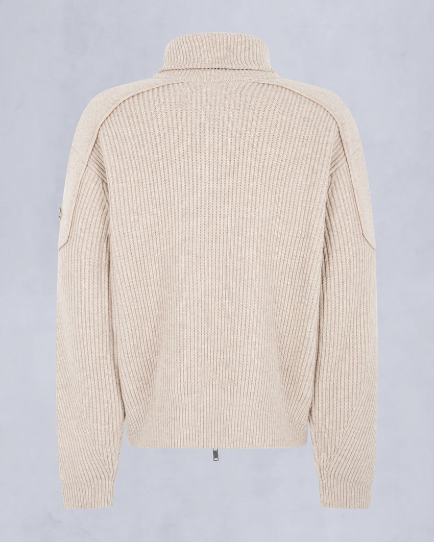 COLSON FULL-ZIP SWEATER-NAVY
