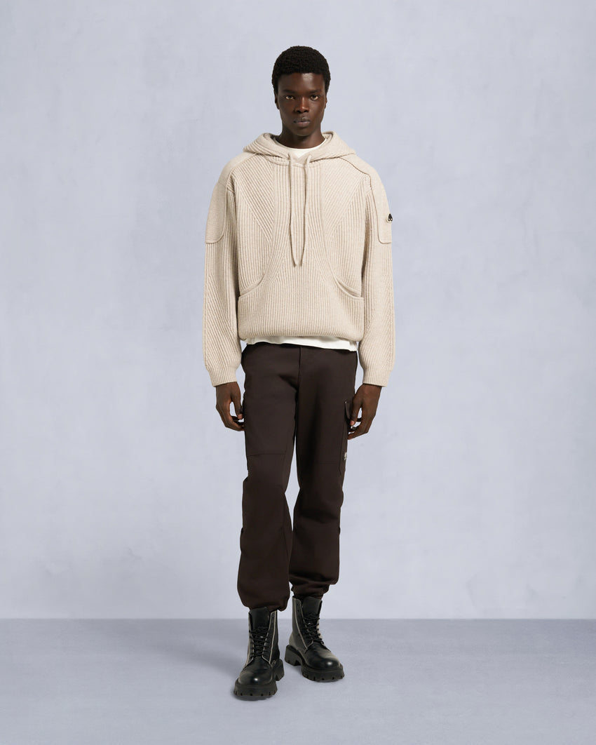 COLSON PULLOVER HOODIE-ALABASTER MELANGE