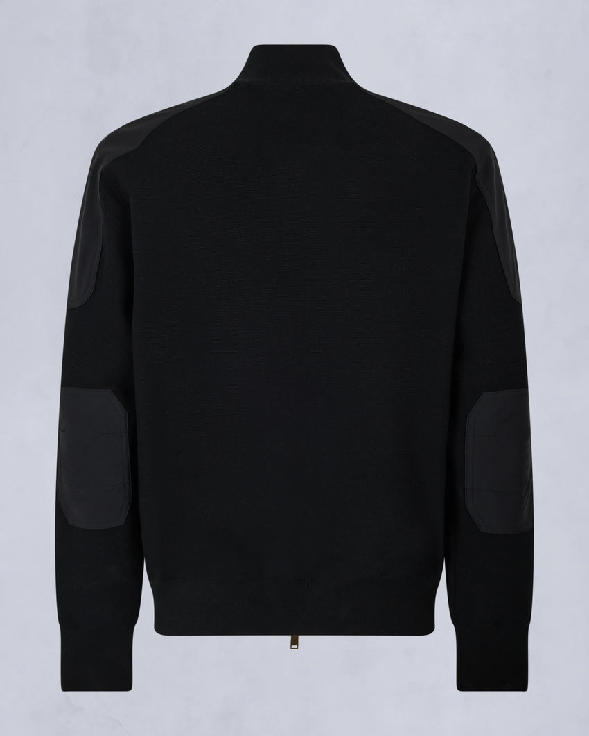 GOLD SERIES ELOWAN FULL-ZIP SWEATER-BLACK