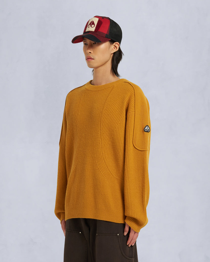 COLSON CREWNECK SWEATER-ALABASTER MELANGE
