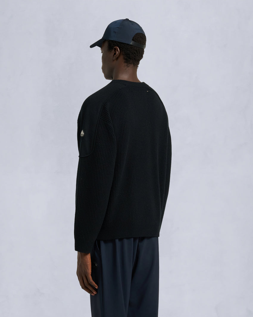 COLSON CREWNECK SWEATER-ALABASTER MELANGE