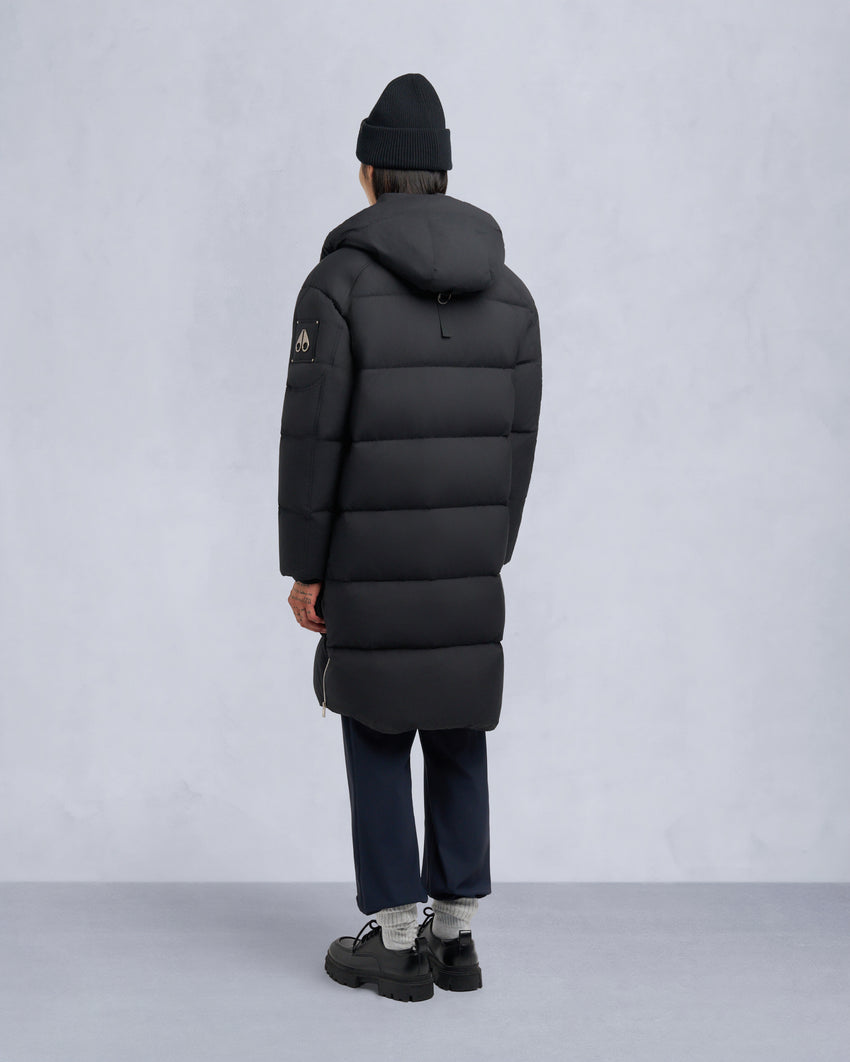 EVEREST LONG PUFFER-BLACK