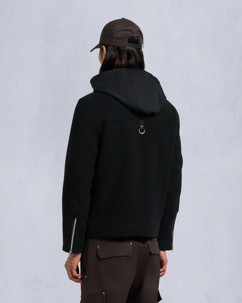 SNOWDON SHIRT JACKET-BLACK