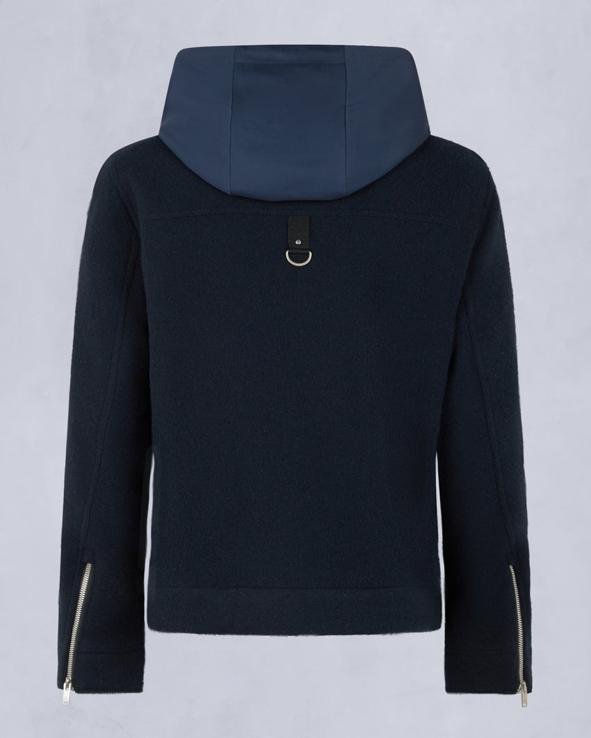 SNOWDON SHIRT JACKET-BLACK