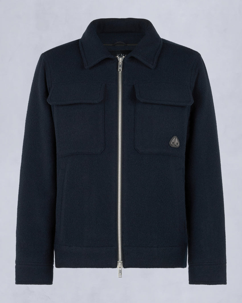 SNOWDON SHIRT JACKET-BLACK